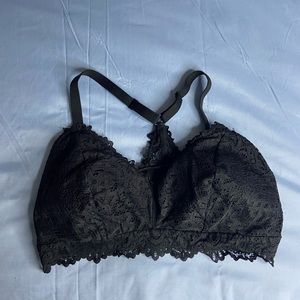 Lace Bralette with padding and cross straps